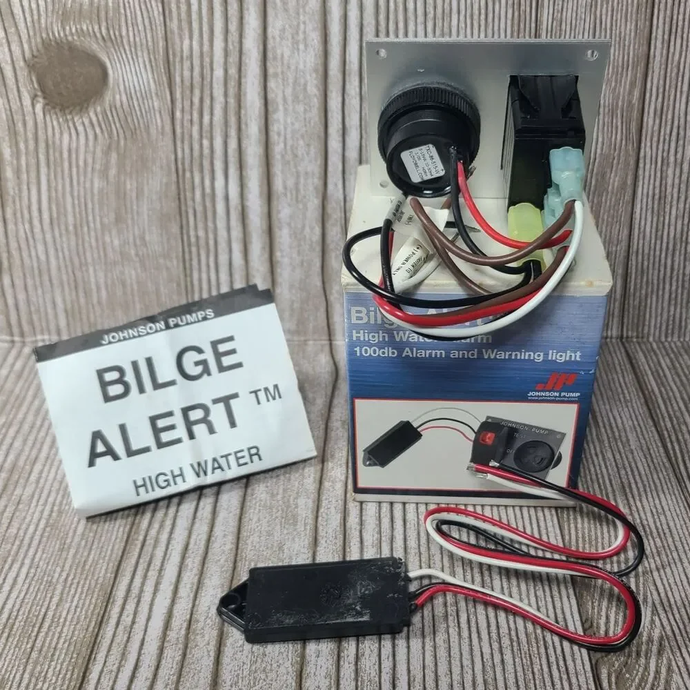 Johnson Pump 72303 Bilge Alert High Water Alarm w Mirius Sensor 12V Boat Marine